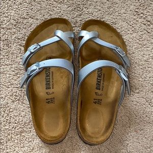 Silver Birkenstock’s